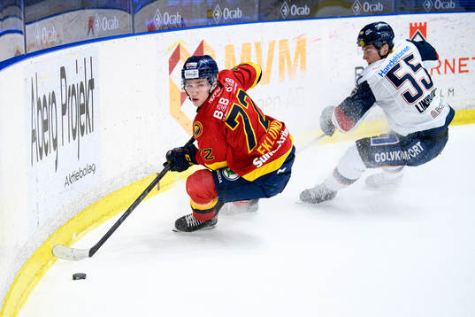 Djurgårdens William Eklund och Linköpings Max Lindroth