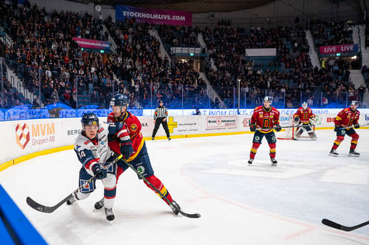 Linköpings Arvid Costmar och Djurgårdens Rasmus Bengtsson
