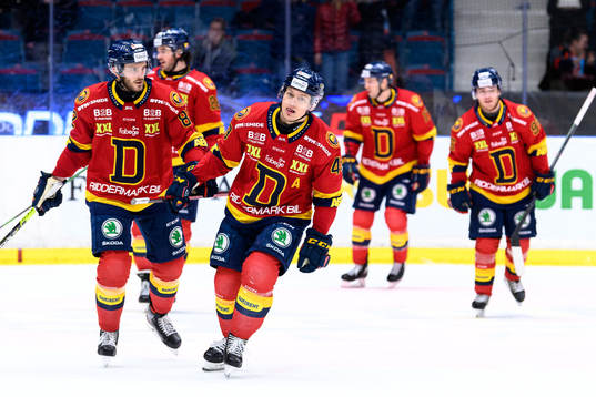 Djurgårdens Rhett Rakhshani jublar