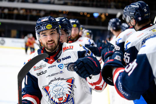 Linköpings Robert Lantosi jublar