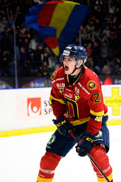 Djurgårdens Filip Cederqvist jublar