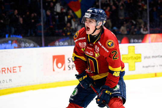 Djurgårdens Filip Cederqvist jublar