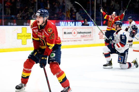 Djurgårdens Filip Cederqvist jublar