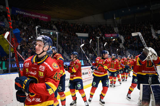 Djurgårdens spelare jublar