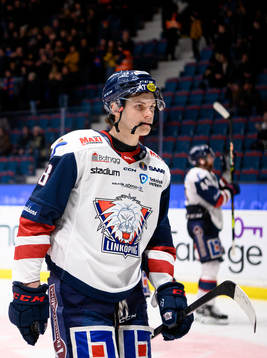 Linköpings Jonathan Myrenberg deppar