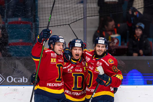 Djurgårdens Rhett Rakhshani jublar