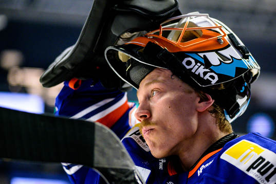 Växjös målvakt Emil Larmi