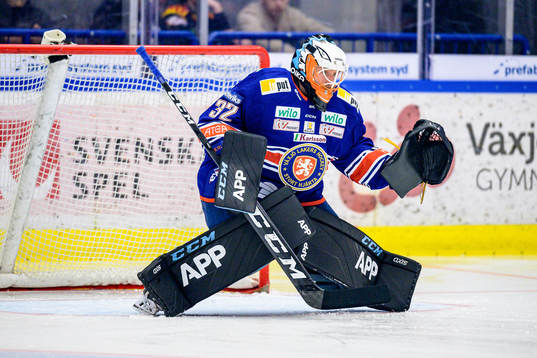 Växjös målvakt Emil Larmi