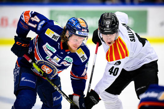 Växjös Ludvig Nilsson och Brynäs Tomi Sallinen