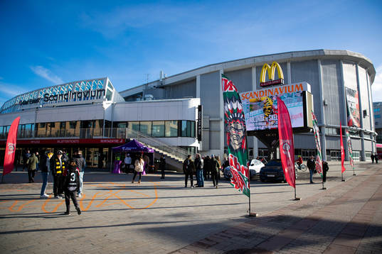 Scandinavium innan ishockeymatchen i SHL mellan Frölunda