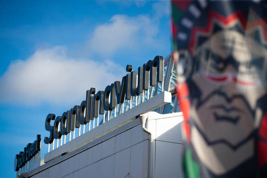 Scandinavium innan ishockeymatchen i SHL mellan Frölunda