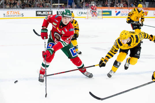 Frölundas Elmer Söderblom och Skellefteås Albin Sundsvik