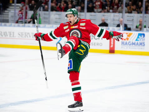 Frölundas Filip Johansson jublar