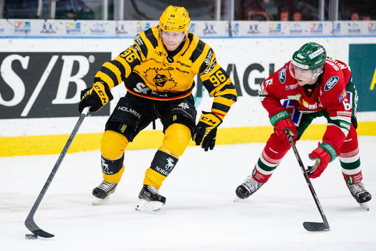 Skellefteås Rickard Hugg och Frölundas Mattias Norlinder