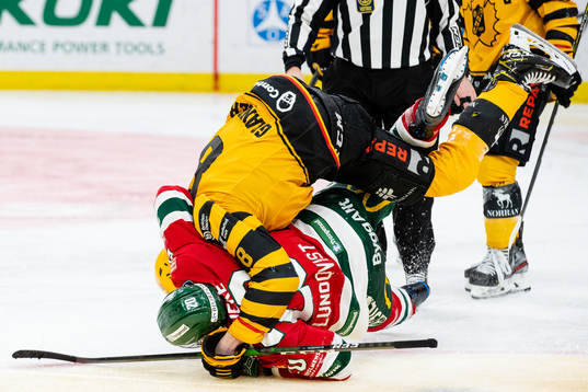 Skellefteås Petter Granberg och Frölundas Joel Lundqvist