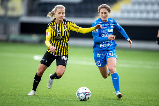 Häckens Lotta Ökvist och Kalmars Annie Habeeb