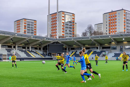 under fotbollsmatchen i träningsmatchen mellan Häcken och