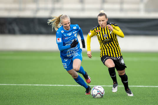 Kalmars Astrid Larsson och Häckens Marika Bergman Lundin