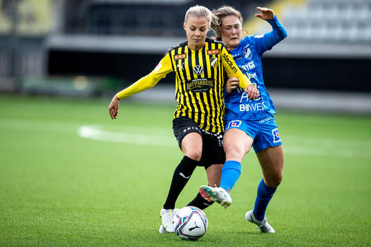 Häckens Lotta Ökvist och Kalmars Annie Habeeb