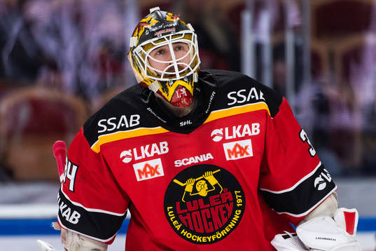 Luleås målvakt Joel Lassinantti