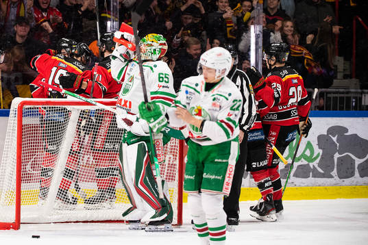Luleås Joonas Rask jublar