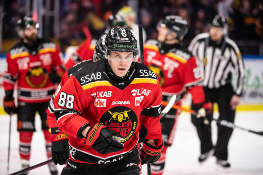 Luleås Joonas Rask jublar