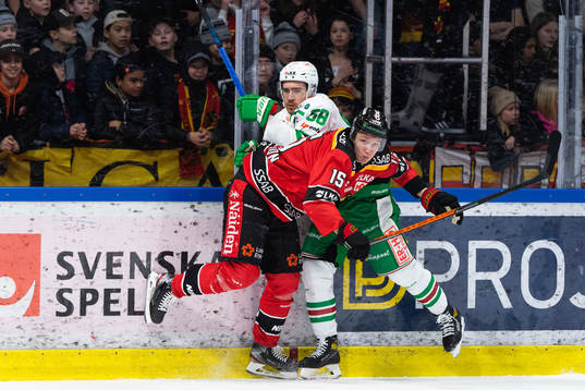 Rögles Ryan McKiernan och Luleås Carl Mattsson