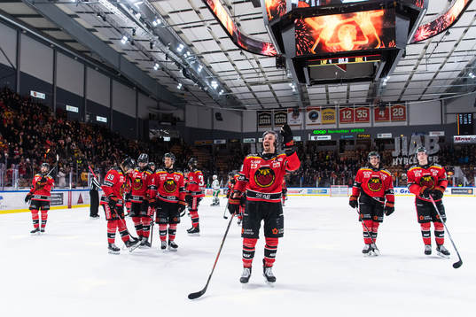 Luleås Sami Lepistö jublar