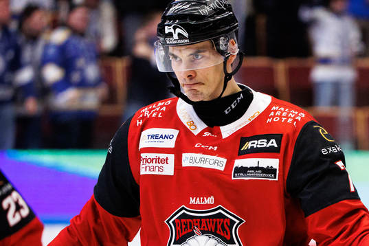 Malmö Redhawks Oliver Lauridsen deppar