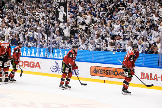 Malmö Redhawks spelarna deppar