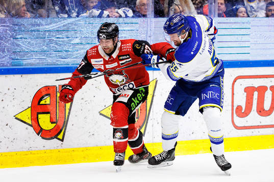 Malmö Redhawks Ponthus Westerholm och Leksands Jonas