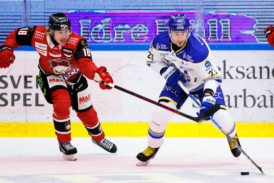Malmö Redhawks Marcus Sylvegård och Leksands Mikael