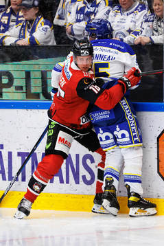 Malmö Redhawks Matias Lassen och Leksands Max Veronneau