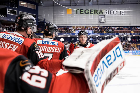 Malmö Redhawks Carl Söderberg jubel