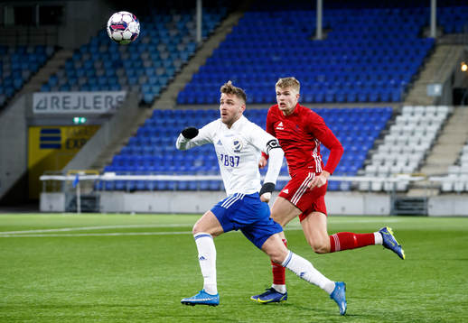 IFK Norrköpings Christoffer Nyman och Östers Mattis