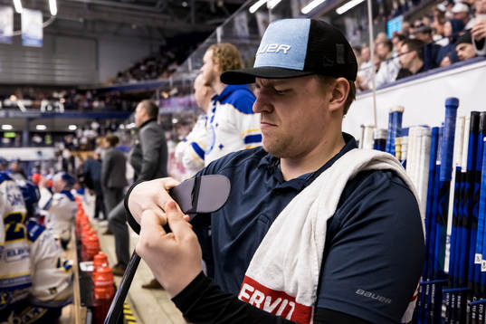 Leksands materialförvaltare Jesper Korning