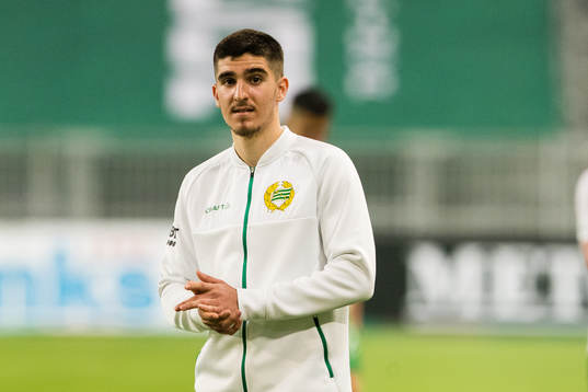 Hammarbys Mayckel Lahdo tackar publiken