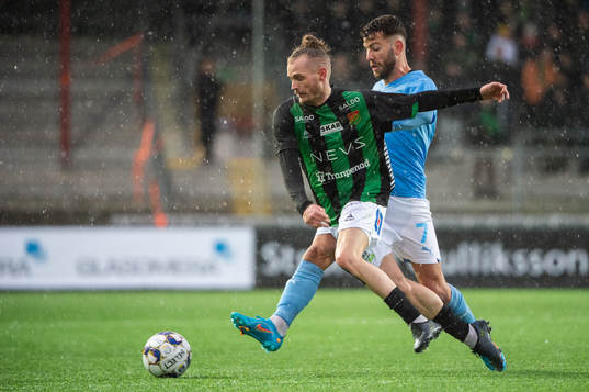 GAIS Jonas Lindberg och Malmö FFs Erdal Rakip