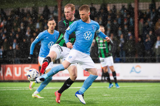 GAIS Viktor Krüger och Malmö FFs Anders Christiansen