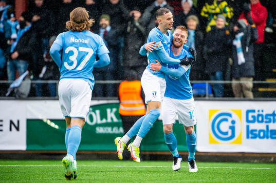 Malmö FFs Veljko Birmancevic jublar