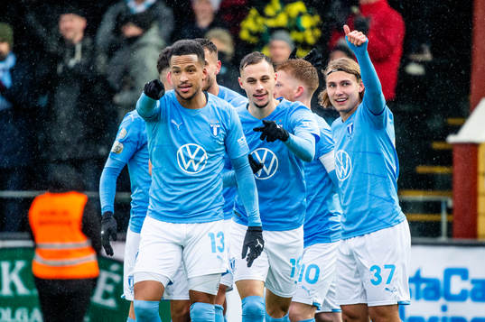 Malmö FFs Veljko Birmancevic jublar