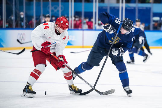 Yegor Yakovlev of Russia and Miro Aaltonen of Finland in