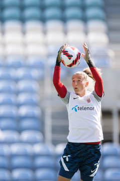 Goalkeeper Cecilie Hauståker Fiskerstrand of Norway