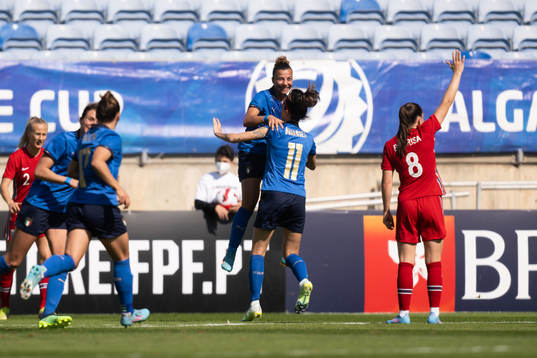 Arianna Caruso and Barbara Bonasea celebrate