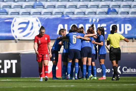 Vilde Bøe Risa of Norway look dejected
