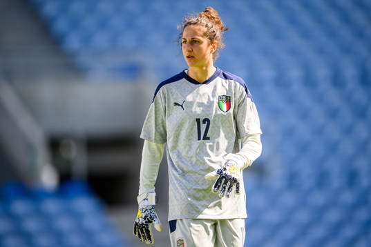 Goalkeeper Francesca Durante of Italy
