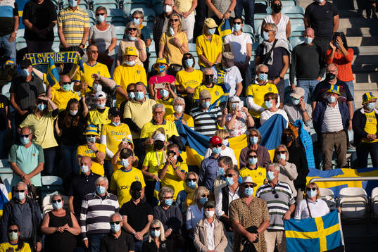 Swedish supporters