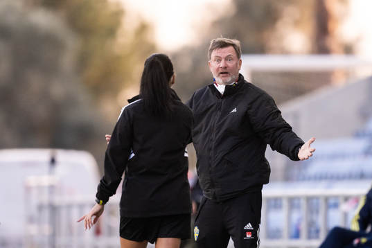 Peter Gerhardsson, head coach of Sweden