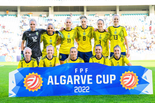 goalkeeper Jennifer Falk, Madelen Janogy, Stina