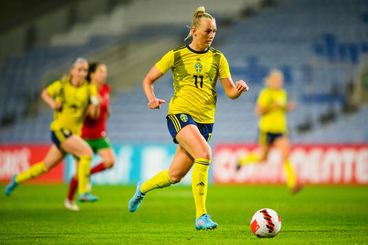 Stina Blackstenius of Sweden